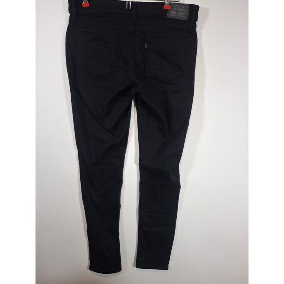 Levi's 711 Skinny Jeans Women's 30x30 Black - Picture 5 of 6